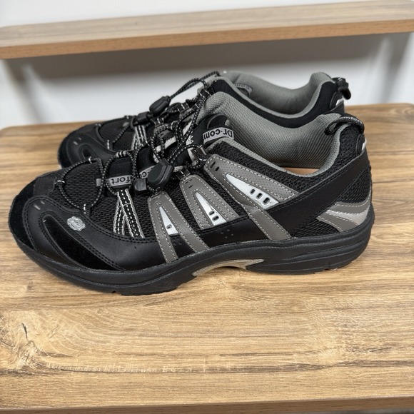 Men's Dr. Comfort Performance Athletic Shoe Black Gray Size 11.5W - Picture 5 of 7